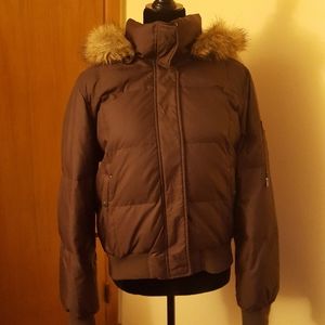 Brown, Puffy Winter Jacket